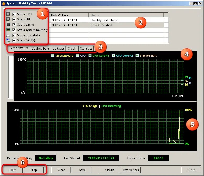 Стресс тест как проводить. Aida64 стресс тест системы. Aida64 тест процессора.