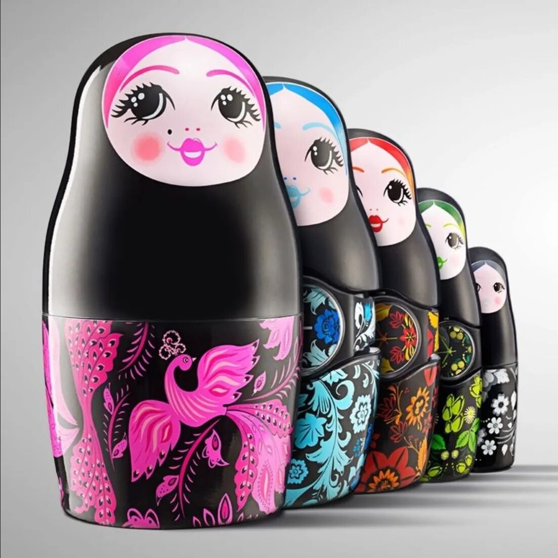 Мод матрешка последняя версия. Swatch матрешка. матрешка современная. креативные матрешки. забавные матрешки.