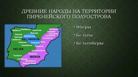Население пиренейского полуострова