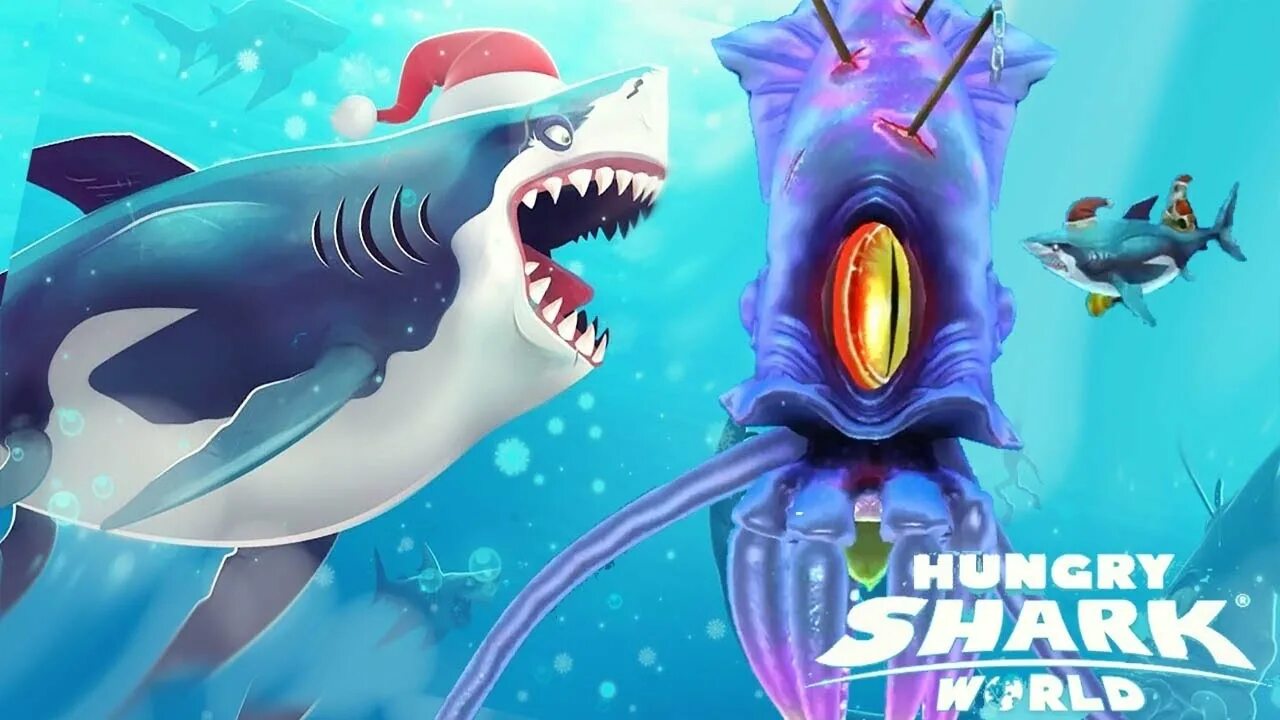 Hungry shark гигантского краба. Кракен Хангри Шарк. Боссы в Хангри Шарк. Хангри Шарк Эволюшн боссы. Кракен голодная акула.