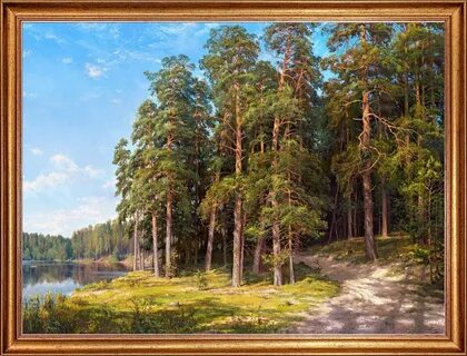 Пейзаж с соснами