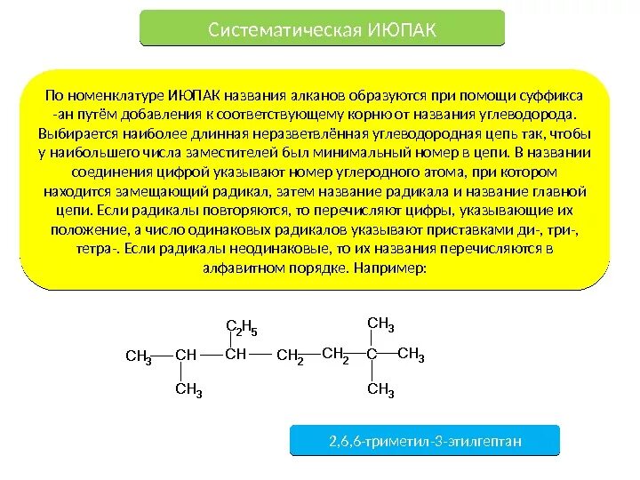 Система радикалов. Алканы систематическая номенклатура. Систематическая номенклатура ИЮПАК. Назовите Алкан по номенклатуре ИЮПАК. Название углеводорода по номенклатуре ИЮПАК.