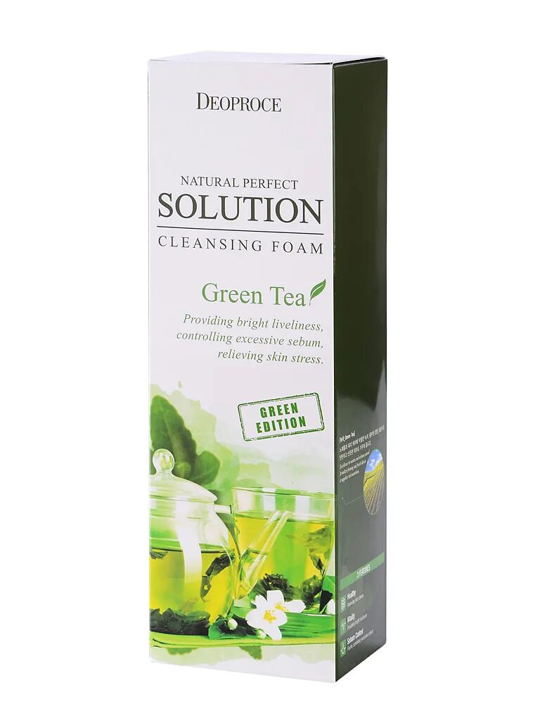 Solution cleansing foam. ДП пенка для умывания зеленый чай natural perfect solution Cleansing Foam greentea 170 мл. Deoproce natural perfect solution Cleansing Foam Green Edition greentea. Deoproce natural perfect solution Cleansing Foam Green Tea пенка с экстрактом зелёного чая , 170мл. Пенка для умывания зеленый чай natural perfect solution Cleansing Foam greentea.