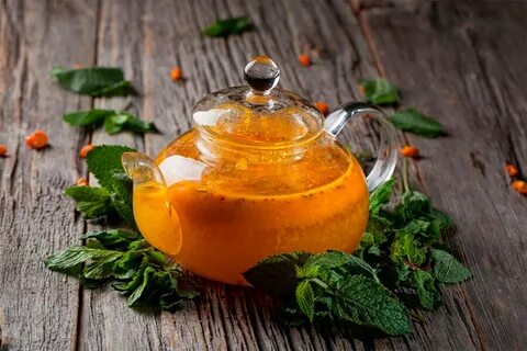 Заварить облепиховый чай из ягод