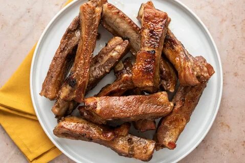 Ребрышки с чесноком