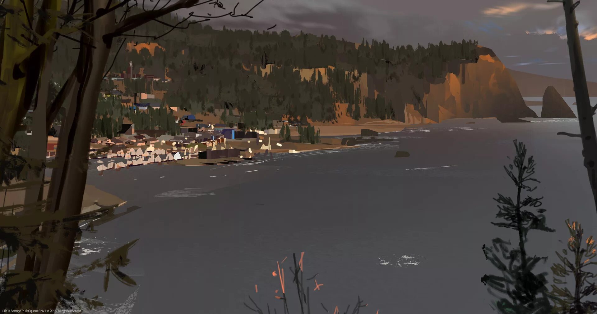 Аркадия стоит. Life is strange аркадия бэй. life is strange concept. edouard caplain life is strange. life is strange арт.