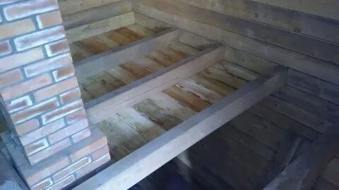 Лаги потолка бани