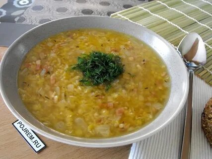 Чечевичный суп без мяса