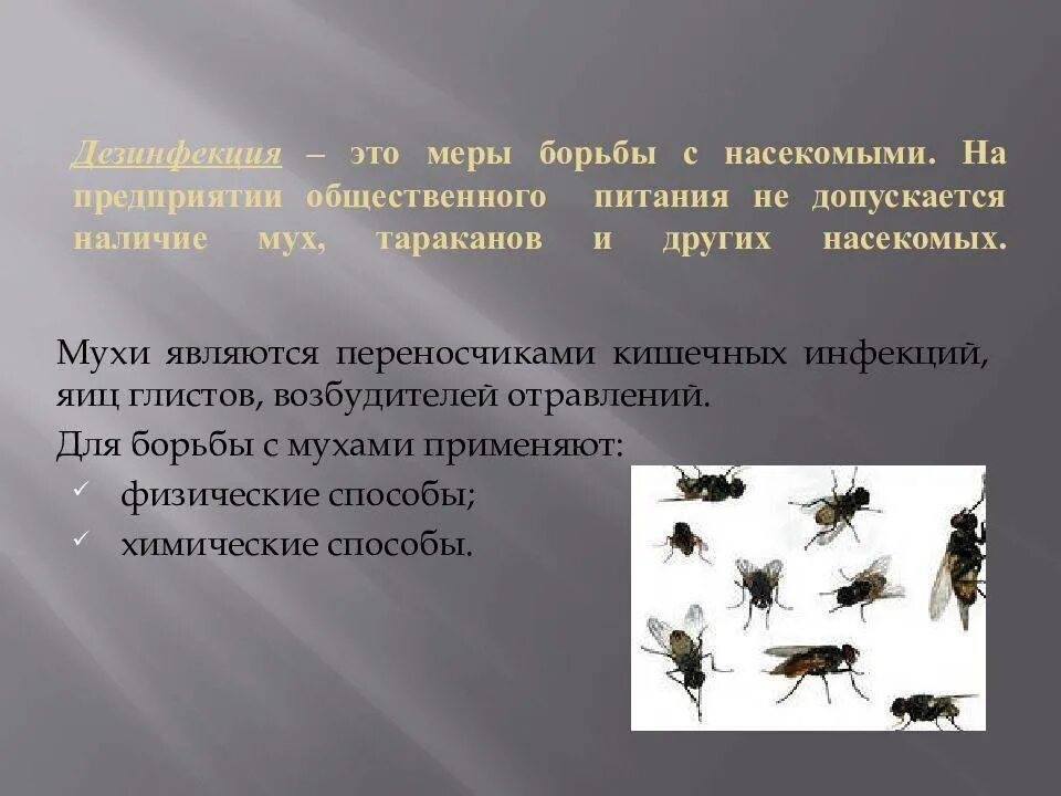 Отравление насекомых