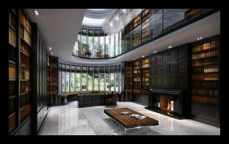 Бесплатные библиотеки интерьера 27 Lavish Design Ideas For Home Library Around The World Home library design, Ho