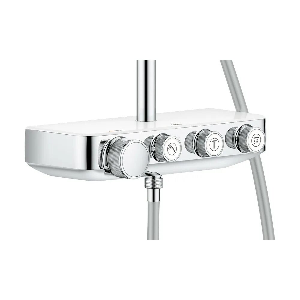 Душевая система Grohe Euphoria SMARTCONTROL 310 Duo Cube с термостатом 26508000. Euphoria SMARTCONTROL душевая система 26508000. Grohe SMARTCONTROL 26507000. 26508000 Grohe.