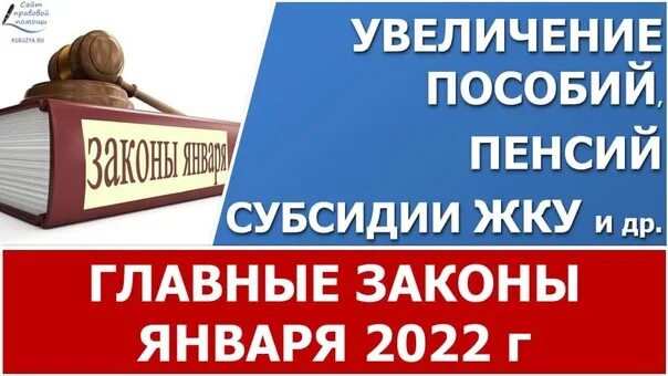 Изменения в законодательстве январь 2024. Закон 2022.