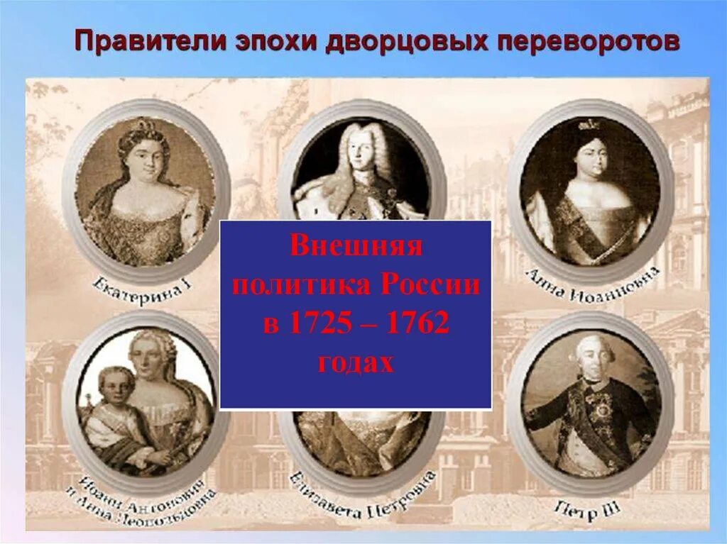 Внешней политики в 1725-1762. Внешняя политика дворцовых переворотов 1725-1762. Внешняя политика России в 1725 1762 годах. Внешняя политика в эпоху дворцовых переворотов.