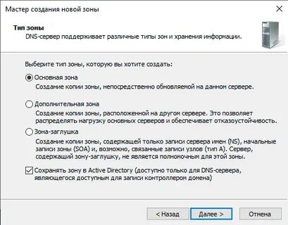 Dns зона