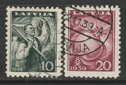 Латвия 1939 год