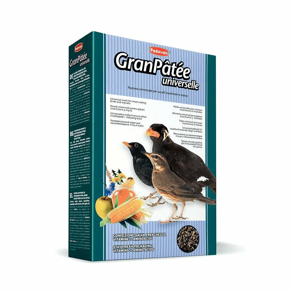 Padovan granpatee insectes корм для насекомоядных птиц с насекомыми 1 кг. Padovan granpatee universelle. Padovan корм granpatee Fruits для насекомоядных птиц. Падован 193 granpatee insectes корм д/насекомоядных птиц с насекомыми 1кг. Корма для насекомоядных птиц