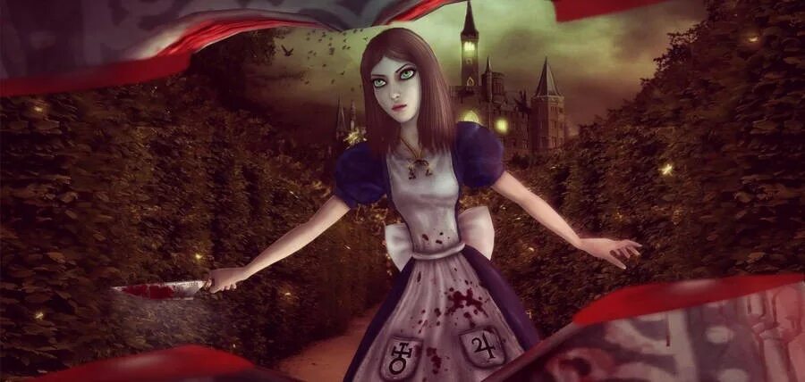 Какого черта алиса. Alice American MCGEE 2000. Алиса Америкэн МАКГИ белая Королева.