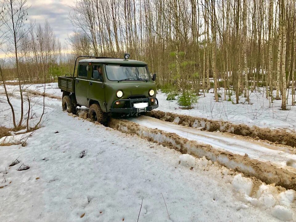 Пробный выезд. УАЗ фермер 39094 зима. УАЗ полбатона. УАЗ 39094-50 зима. УАЗ фермер 3 моста.