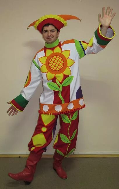 взрослый костюм петрушки. петрушка скоморох. костюм петрушки скомороха. костюм петрушки скомороха. костюм веселого петрушки.