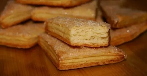 Творожное слоеное