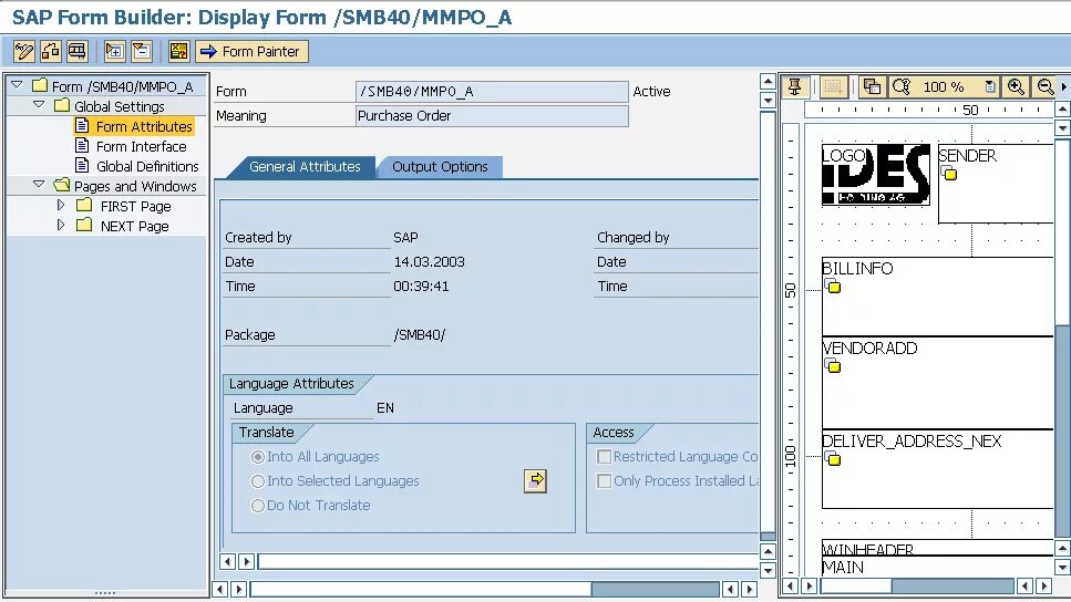 Sap order. Sap форма. sap печать. в sap двухсторонняя печать. форма sap m2.