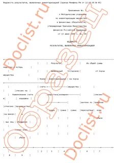 Указания по инвентаризации имущества 49