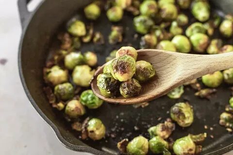 Вкусная брюссельская капуста на сковороде рецепт