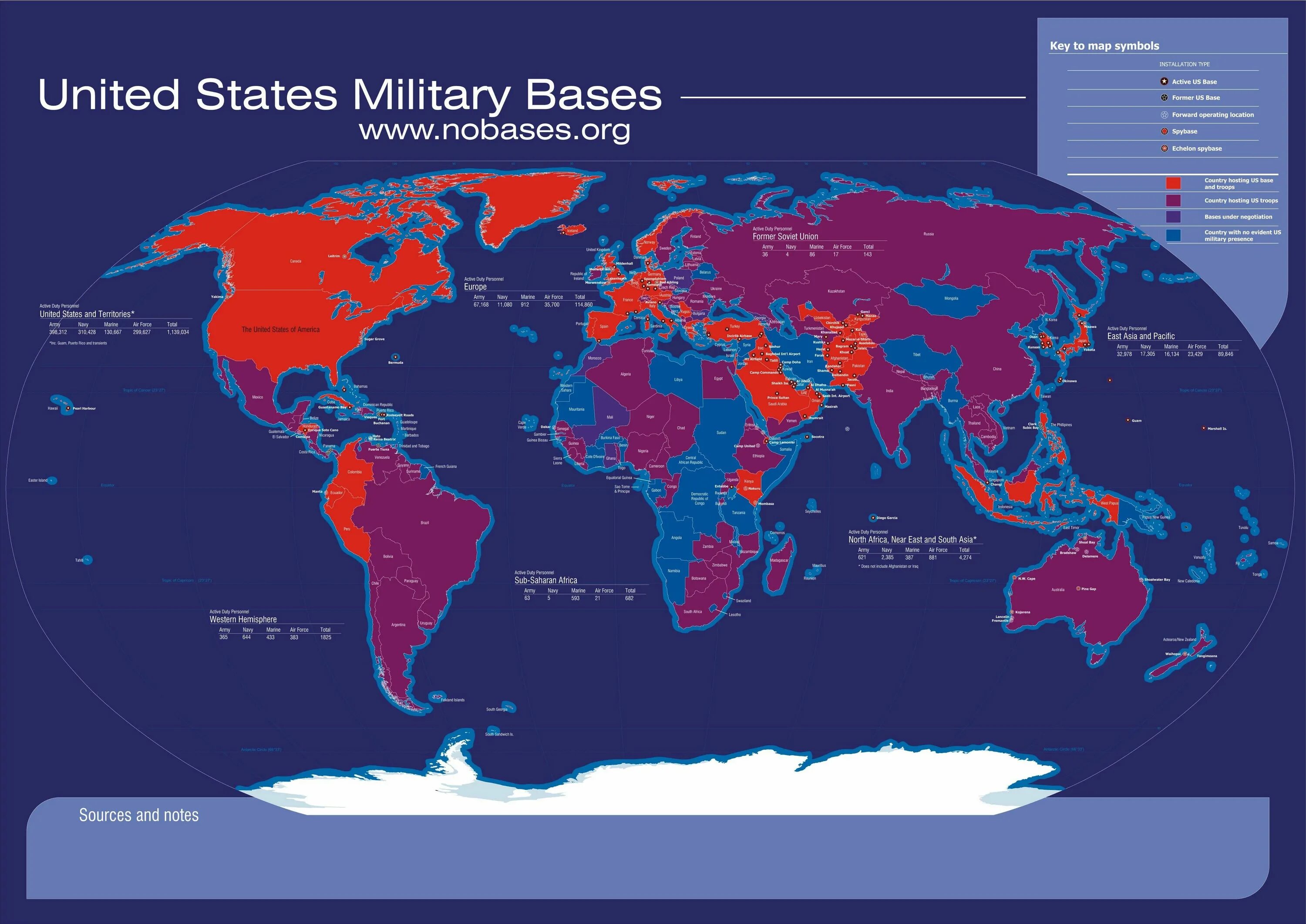 All over the world we. Карта американских военных баз в мире.