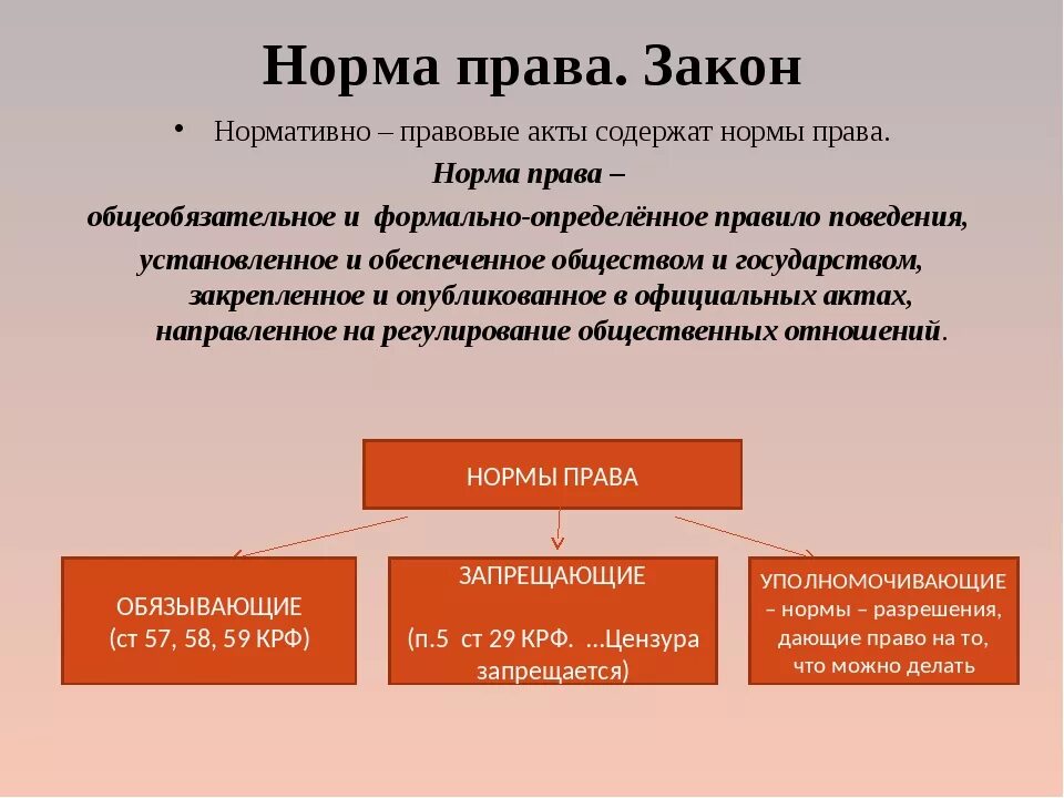 Характеристика понятия правовая норма ответ