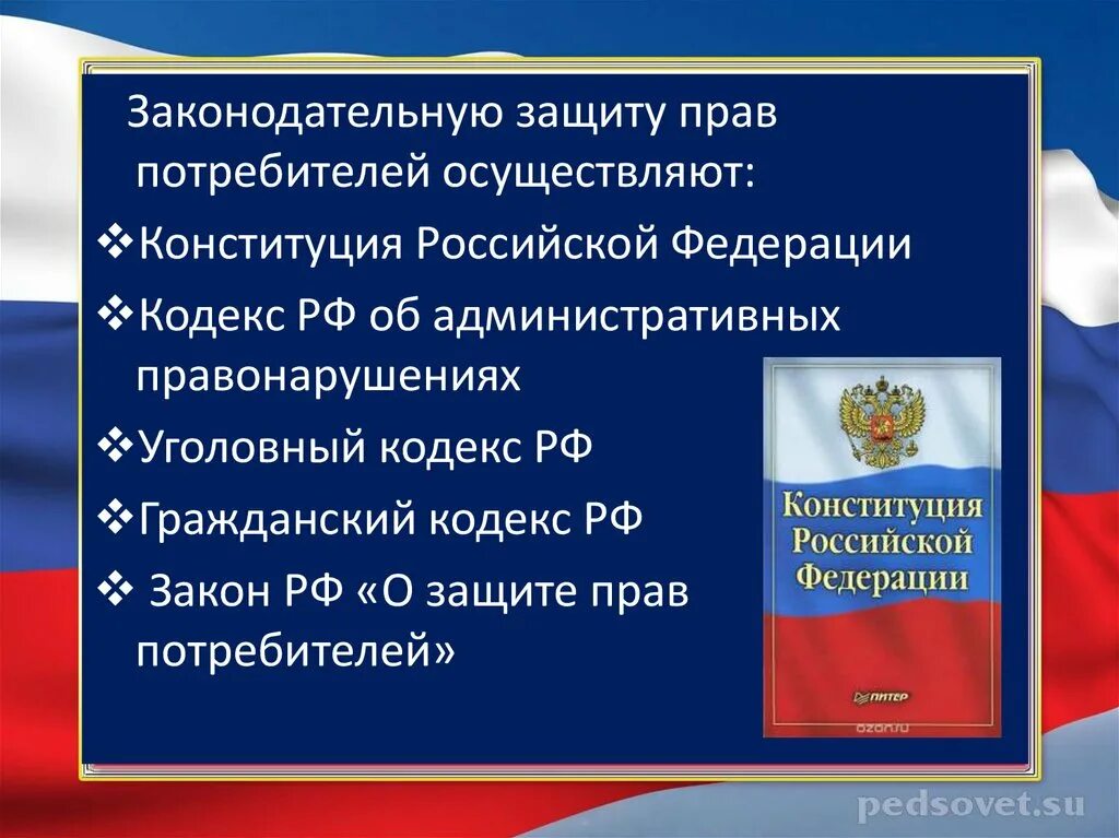 Закон о правах потребителей россия. Защита прав потребителей в РФ. Основы защиты прав потребителей в РФ.