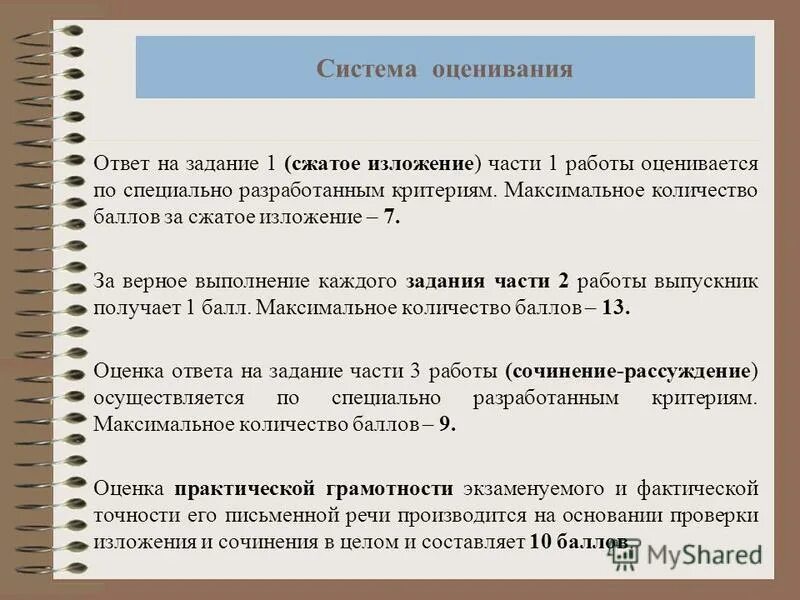 Сколько можно получить баллов за изложение огэ. Система оценивания изложения. Система оценивания изложения ОГЭ. Максимальный балл за изложение. Максимальное количество баллов за изложение.