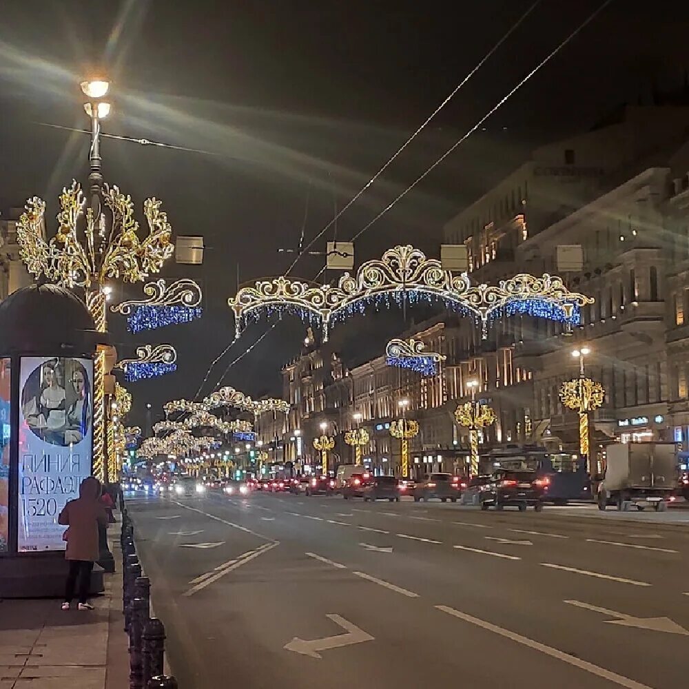 Новогодние места в Санкт-Петербурге.