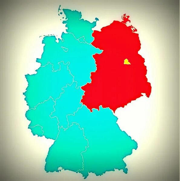 Объединение гдр и фрг. Германия ФРГ И ГДР. Восточная Германия это ГДР или ФРГ. Карта Германии до 1990 года. ГДР И ФРГ на карте.
