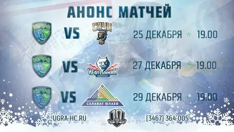 Югра результаты матчей