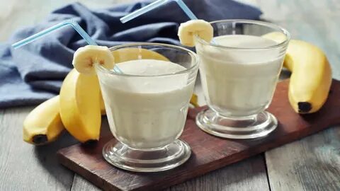 Банан с молоком и медом