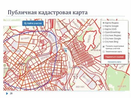 Кадастровая карта красногорск