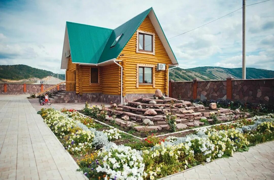 Дом деревни башкирии