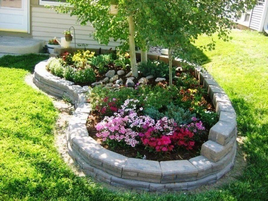 Round flower, herb, vegetable beds: 40 simple ideas for your garden My desired h