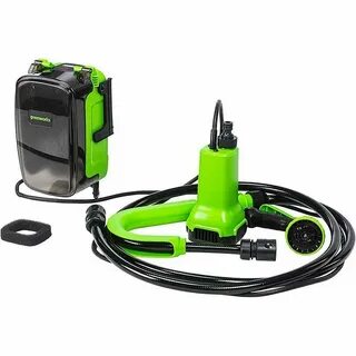 Аккумуляторный насос для бочки greenworks