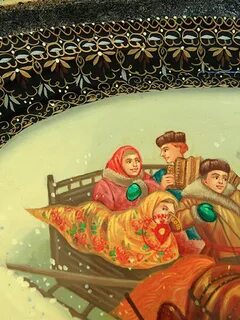 Поднос тройка жостово