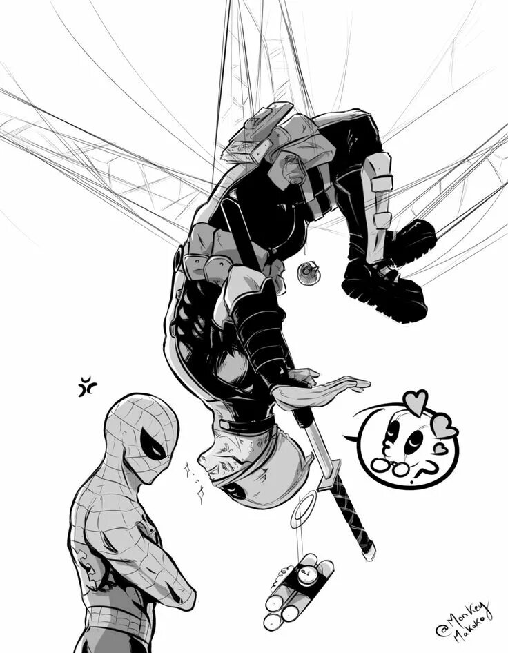 Уэйд уилсон и питер паркер. Spideypool манга. Дэдпул и паук манга. Яой человек паук и дэдпул дэдпул. Питер паркер и дэдпул 18.