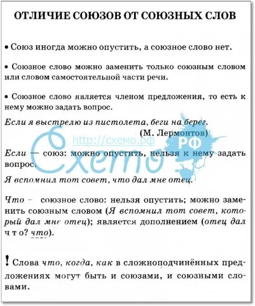 Как понять что это союз. Разграничение союзов и союзных слов. Отличие союзов и союзных. Союзы и союзные слова таблица как отличить. Что Союз или Союзное слово как отличить.