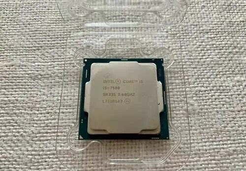 Интел 7500. Intel Core i5-7500. Процессор Интел Core i5 7500. Intel Core i5-7500 CPU 3.40GHZ. Процессор Intel Core i5 7500 ножки.