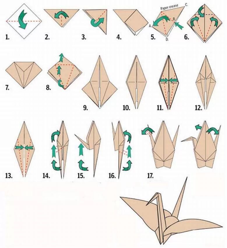 Журавлики оригами инструкция. Как складывать журавлика из бумаги. Как сделать журавлика из бумаги поэтапно. Журавлик из бумаги схема складывания. Журавлик оригами пошагово для начинающих.