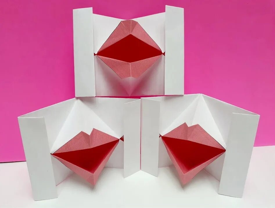Оригами из бумаги. Оригами губы. Оригами губки. Объемные губы оригами. Говорящее оригами