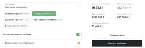 Какой процент на покупку дома