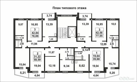 Планировка квартир 9 этажек
