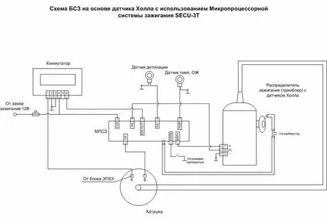 Схема зажигания 402 двигателя