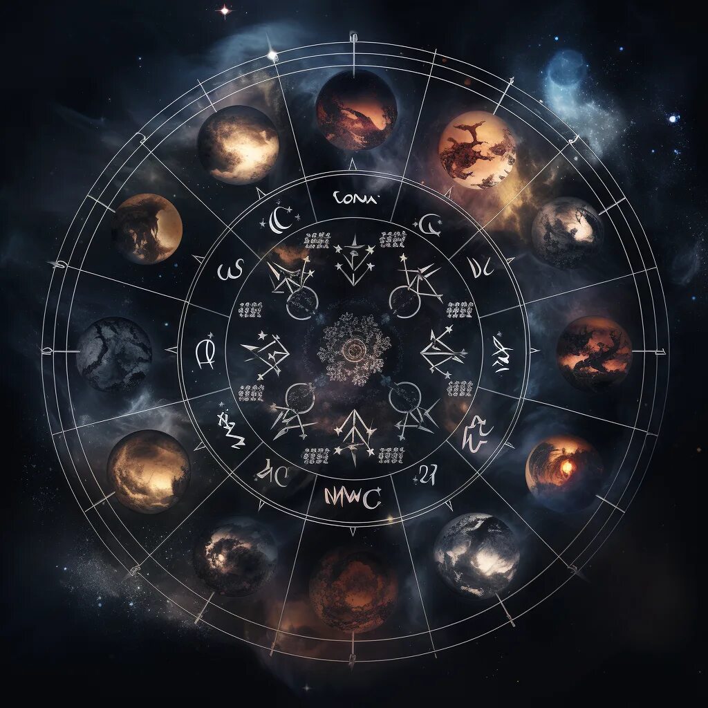 Discover the Zodiac Signs in Beautiful Light Blue Constellations