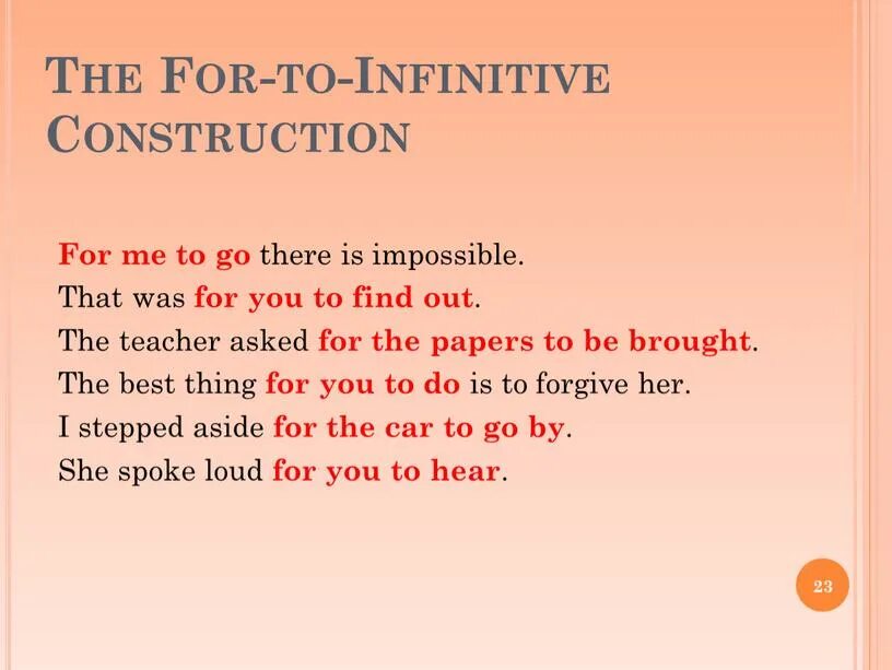 Complex subject глаголы. Инфинитив (the infinitive). Constructions в английском языке. Конструкции с инфинитивом. Objective infinitive construction правило.